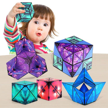 Magnetix LogicCube | Piensa y descubre - Cubo de rompecabezas magnético 3D para niños